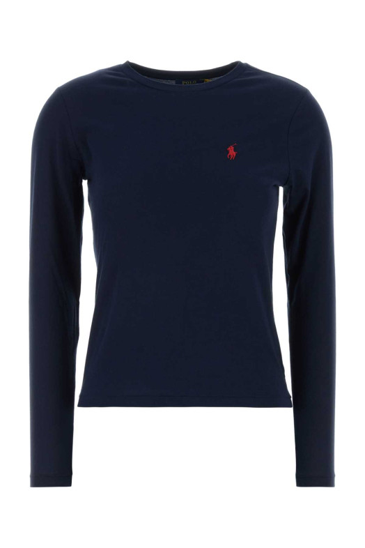 Navy blue cotton t-shirt POLO RALPH LAUREN (211B14604)