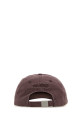 Chocolate cotton baseball cap Green THE ATTICO (260WAC00041CCC131EM)