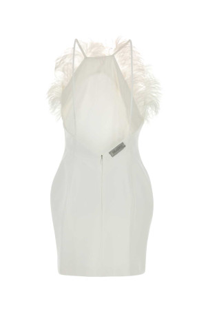 White stretch cady mini dress THE ATTICO (260WCA00468PLL088FS)