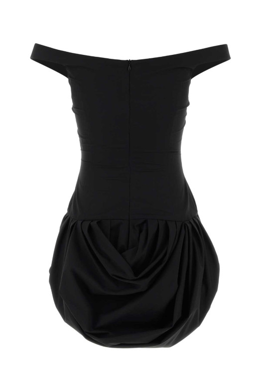 Black jersey mini dress Black MAGDA BUTRYM (272426)