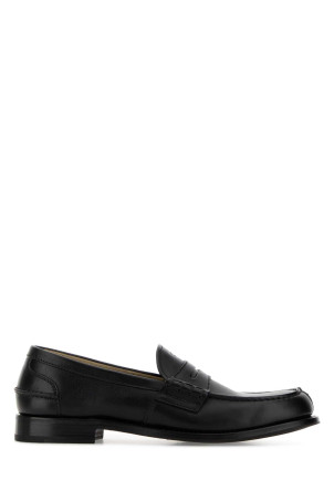 Black leather loafers Black PRADA (2DB238FX000UZE)