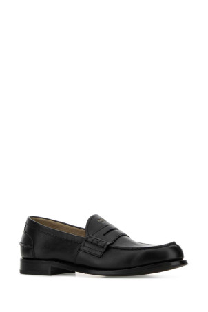 Black leather loafers Black PRADA (2DB238FX000UZE)