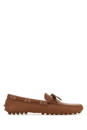 Caramel leather loafers PRADA (2DD190FU00F020)