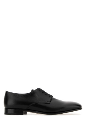 Black ovine leather lace-up shoes Black PRADA (2EF055FX000582)