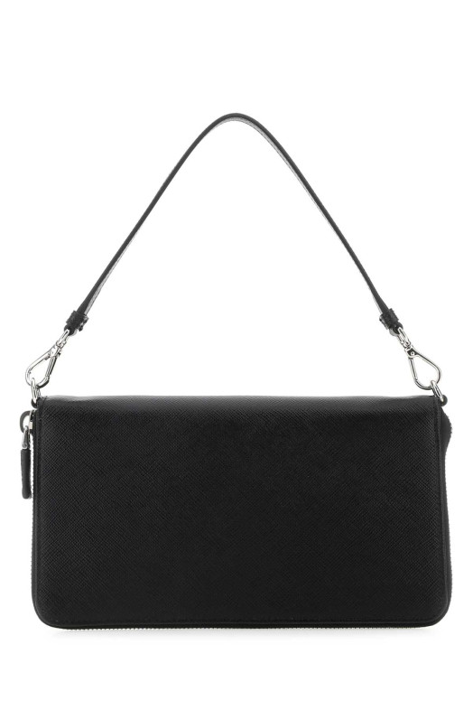 Black leather document case Black PRADA (2ML051QHH)