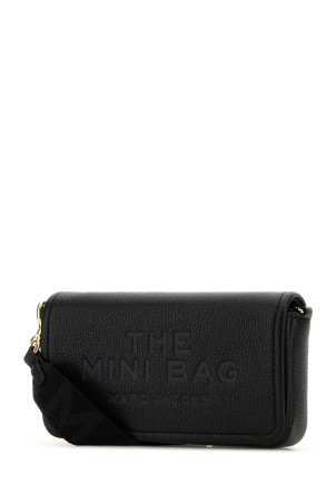 Black leather The Mini Bag crossbody bag MARC JACOBS (2S4SMN080S02)