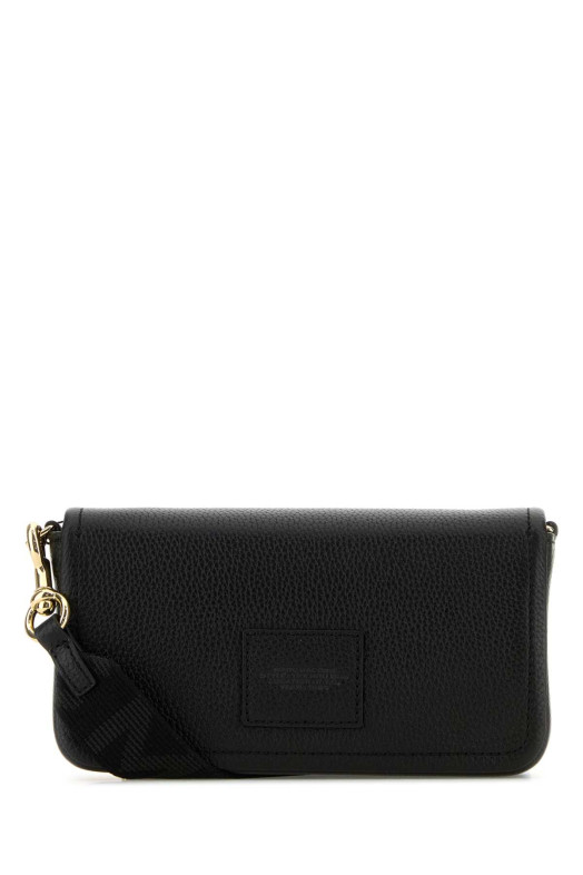 Black leather The Mini Bag crossbody bag MARC JACOBS (2S4SMN080S02)