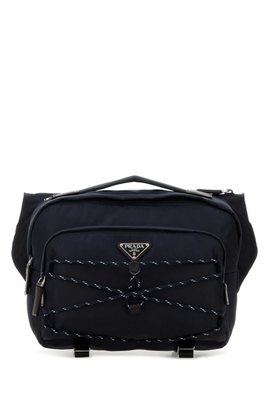 Dark blue Re-Nylon Prada Speedrock belt bag Blue PRADA (2VH2012DMG)