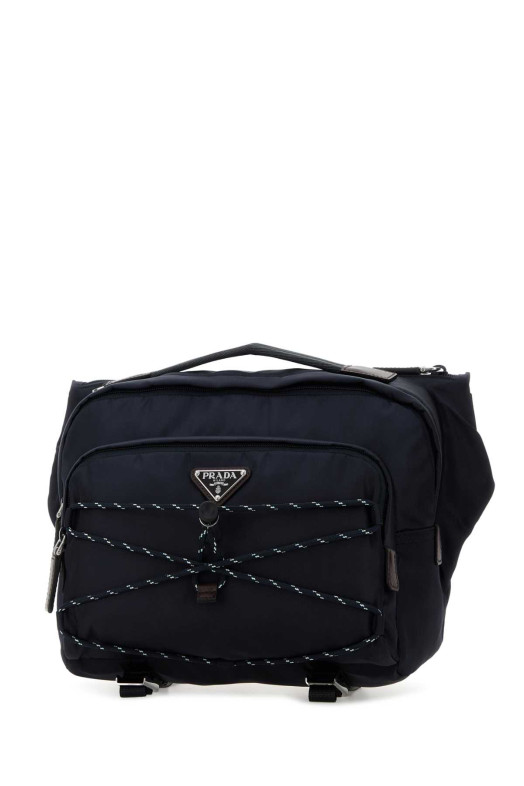 Dark blue Re-Nylon Prada Speedrock belt bag Blue PRADA (2VH2012DMG)
