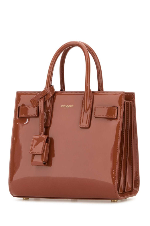 Brick leather nano Sac De Jour handbag SAINT LAURENT (398711AAD16)