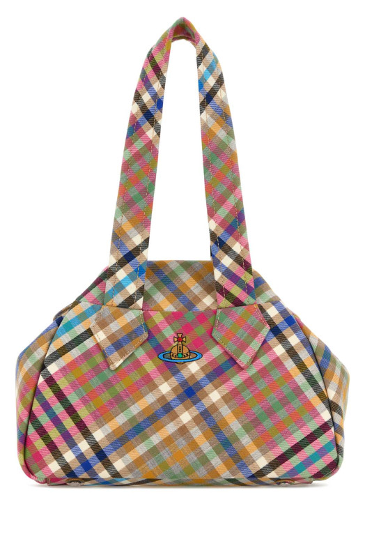 Embroidered fabric medium Archive shoulder bag VIVIENNE WESTWOOD (4702000CWW01CV)