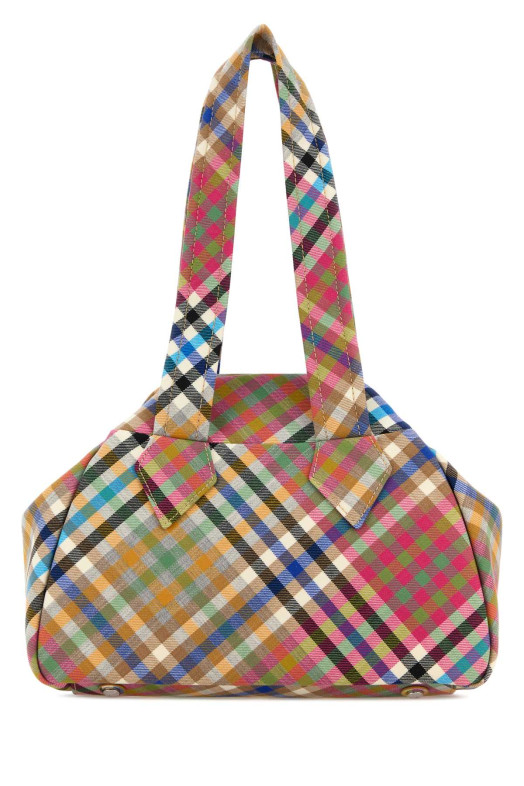 Embroidered fabric medium Archive shoulder bag VIVIENNE WESTWOOD (4702000CWW01CV)