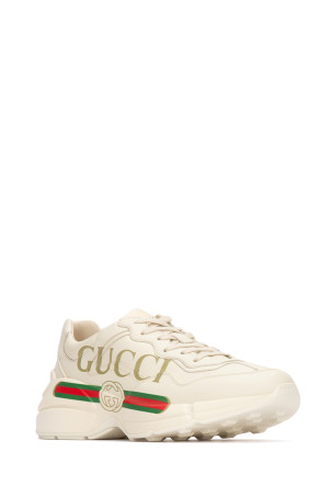 LEATHER UPPER AND RUBBER SOLE SNEAKER GUCCI (500877DRW00)