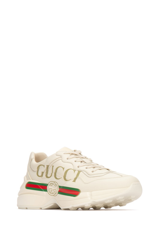 LEATHER UPPER AND RUBBER SOLE SNEAKER GUCCI (500877DRW00)