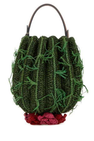 Raffia Cactus handbag Khaki ANYA HINDMARCH (5050925203661)