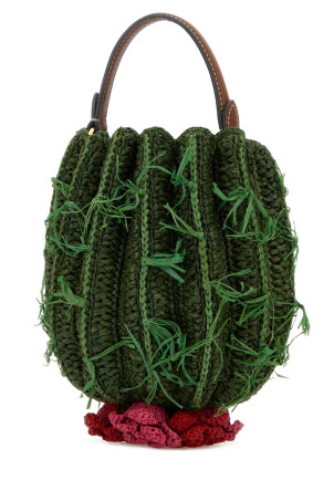 Raffia Cactus handbag Khaki ANYA HINDMARCH (5050925203661)