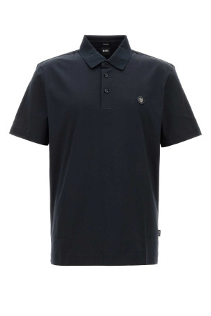 Black cotton polo shirt BOSS (50555829)