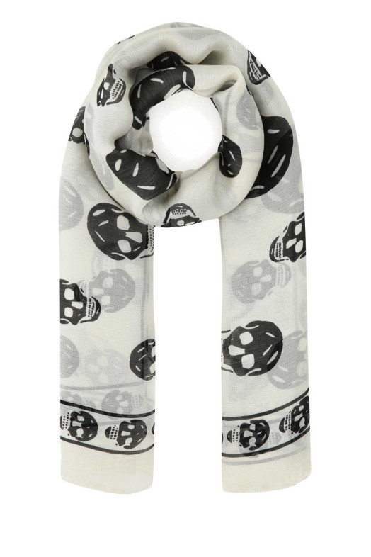 Printed silk foulard ALEXANDER MCQUEEN (5577173052Q)