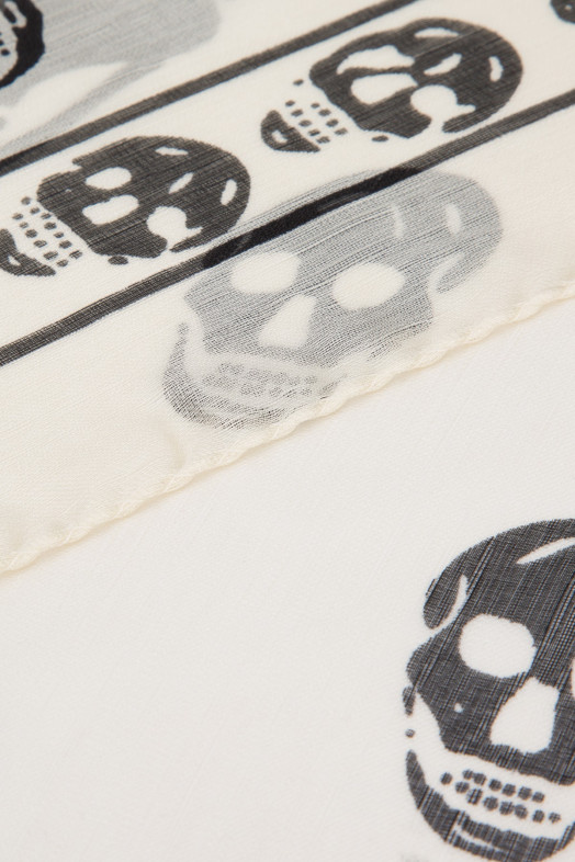 Printed silk foulard ALEXANDER MCQUEEN (5577173052Q)