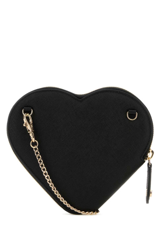 Black leather New Heart crossbody bag VIVIENNE WESTWOOD (58010001WL001N)