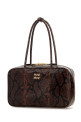 Printed leather Beau shoulder bag MIU MIU (5BB172VOLO2BN6)