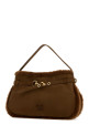 Brown shearling shoulder bag MIU MIU (5BC181VOOS2IDK)