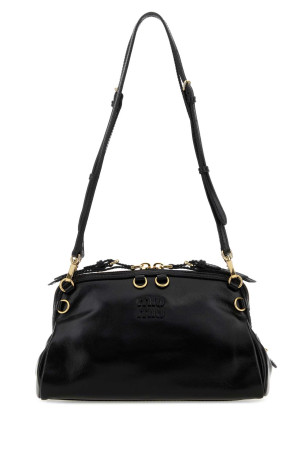 Black leather clutch Black MIU MIU (5BF1312IEO)