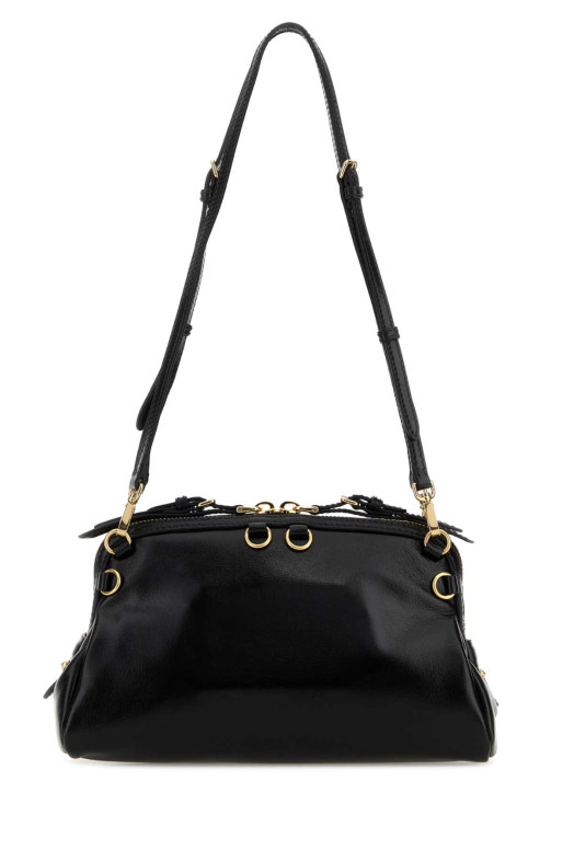 Black leather clutch Black MIU MIU (5BF1312IEO)