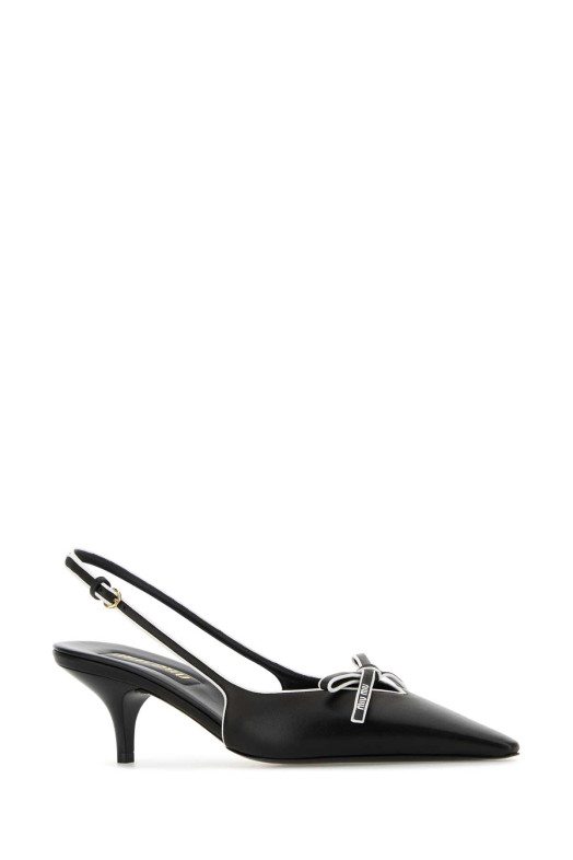 Black leather nappa leather pumps MIU MIU (5I474EF055038)