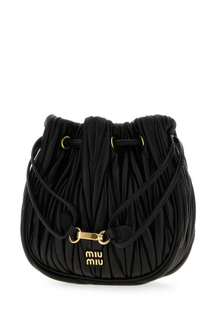 Black nappa leather pouch Black MIU MIU (5ND022AFPP)