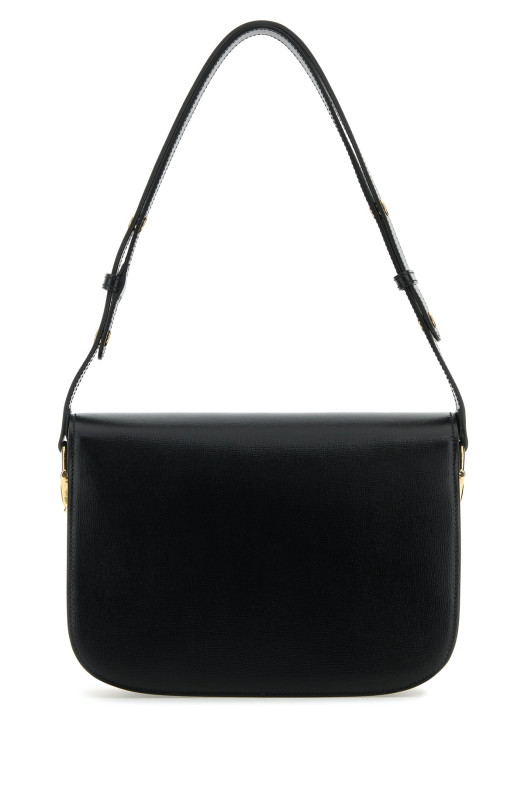 Black leather 1955 Horsebit shoulder bag Black GUCCI (6022041DB0G)