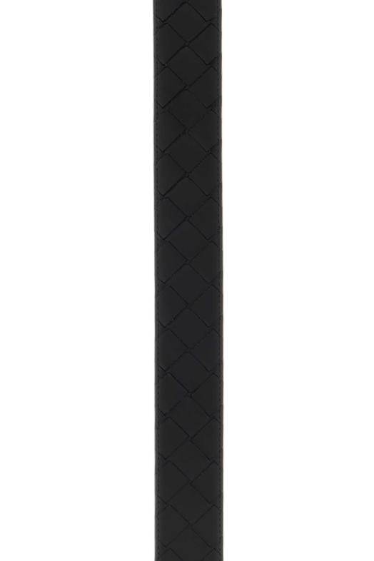 Black leather belt BOTTEGA VENETA (609182V4KF1)