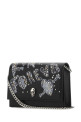 Black leather small Skull clutch Black ALEXANDER MCQUEEN (61308816X55)