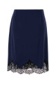 Blue satin skirt STELLA McCARTNEY (6300403FU302)