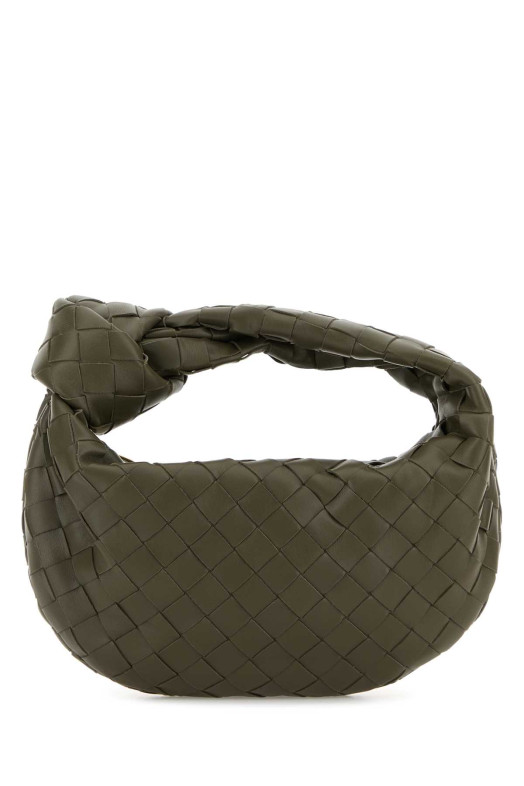 Army green nappa leather mini Jodie handbag BOTTEGA VENETA (651876VCPP5)