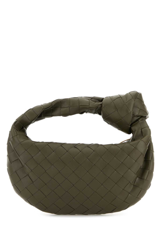Army green nappa leather mini Jodie handbag BOTTEGA VENETA (651876VCPP5)