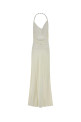 Ivory satin long dress STELLA McCARTNEY (6A06433FU302)