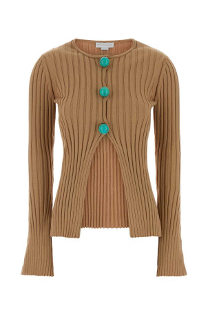 Camel cotton cardigan STELLA McCARTNEY (6K11663S2594)