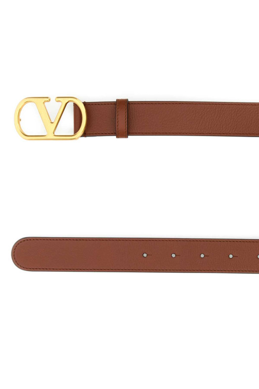 Caramel leather belt VALENTINO GARAVANI (6W2T0SM3IYR)