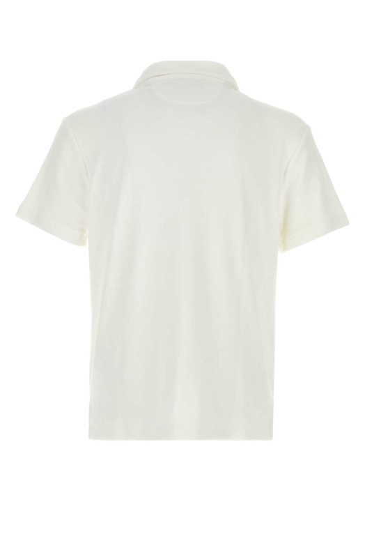 White terry fabric polo shirt POLO RALPH LAUREN (710A12491)