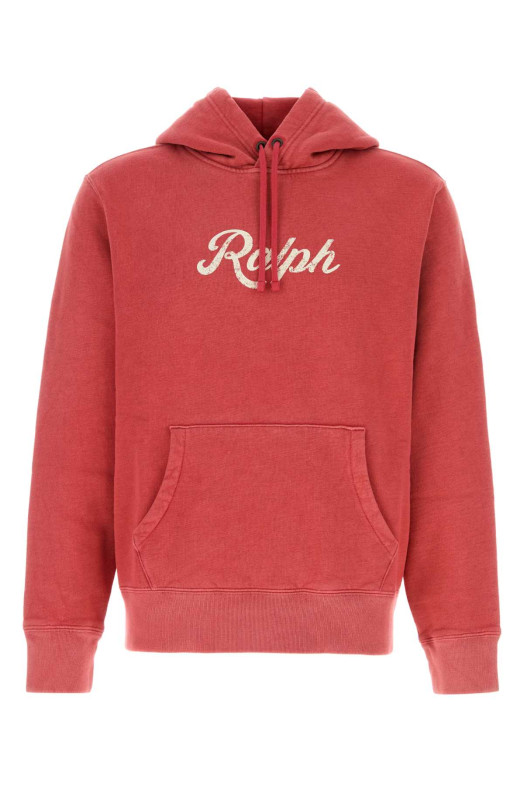 Red cotton blend sweatshirt POLO RALPH LAUREN (710A13054)