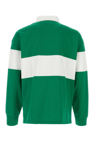 Green cotton polo shirt Blue POLO RALPH LAUREN (710B14771)