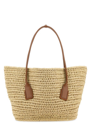 Raffia large Arco shopping bag BOTTEGA VENETA (731169V2P02)