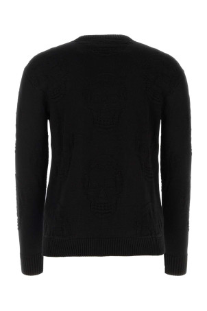 Black cotton sweater Black ALEXANDER MCQUEEN (775862Q1A71)