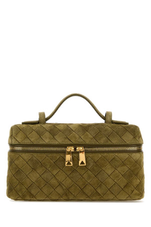 Sage green suede Bang Bang handbag BOTTEGA VENETA (789109V1QE7)