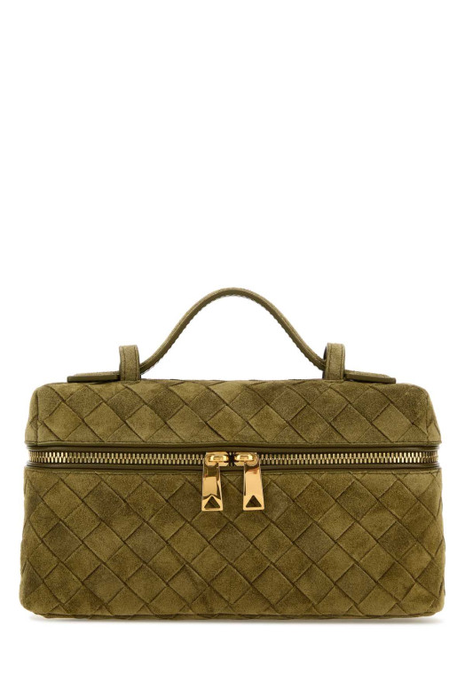 Sage green suede Bang Bang handbag BOTTEGA VENETA (789109V1QE7)