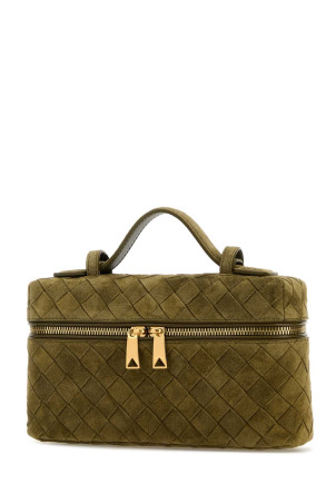 Sage green suede Bang Bang handbag BOTTEGA VENETA (789109V1QE7)