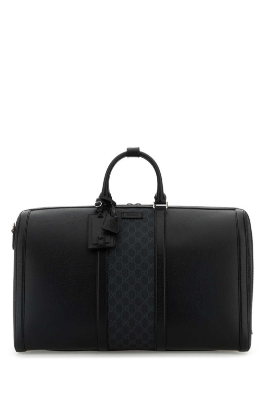 Black canvas travel bag Black GUCCI (795457FADJK)