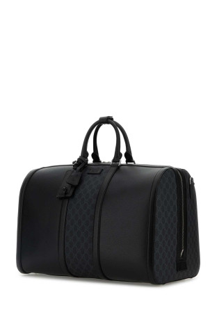 Black canvas travel bag Black GUCCI (795457FADJK)