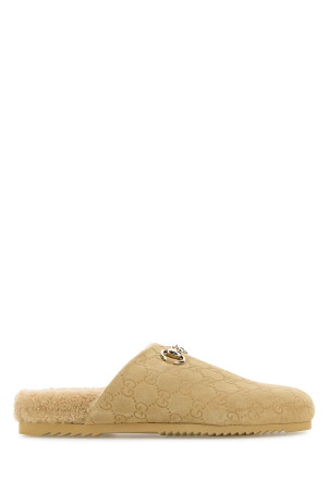 Sand suede slippers GUCCI (798740AADUY)